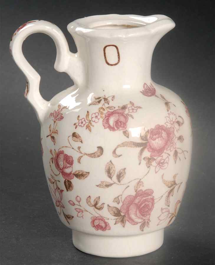 Rose Garden Oil Cruet No Stopper by Nasco (Japan)-1