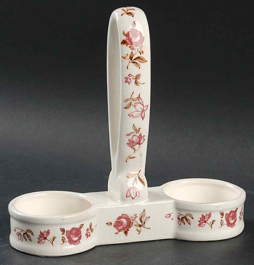 Rose Garden Tray for Vinegar and Oil Tray Set by Nasco (Japan)-1
