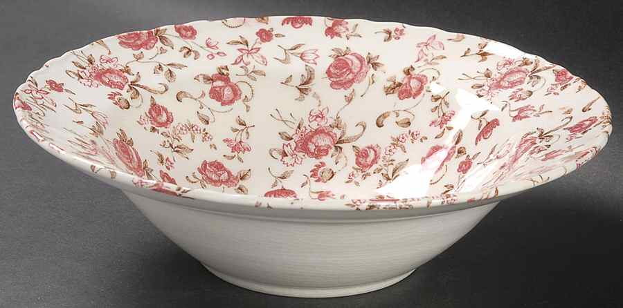 Rose Garden 9" Round Vegetable Bowl by Nasco (Japan)-1