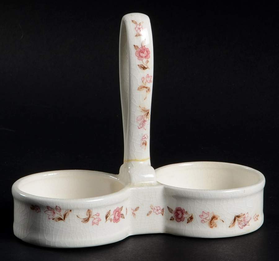 Rose Garden Tray for Salt and Pepper Set by Nasco (Japan)-1