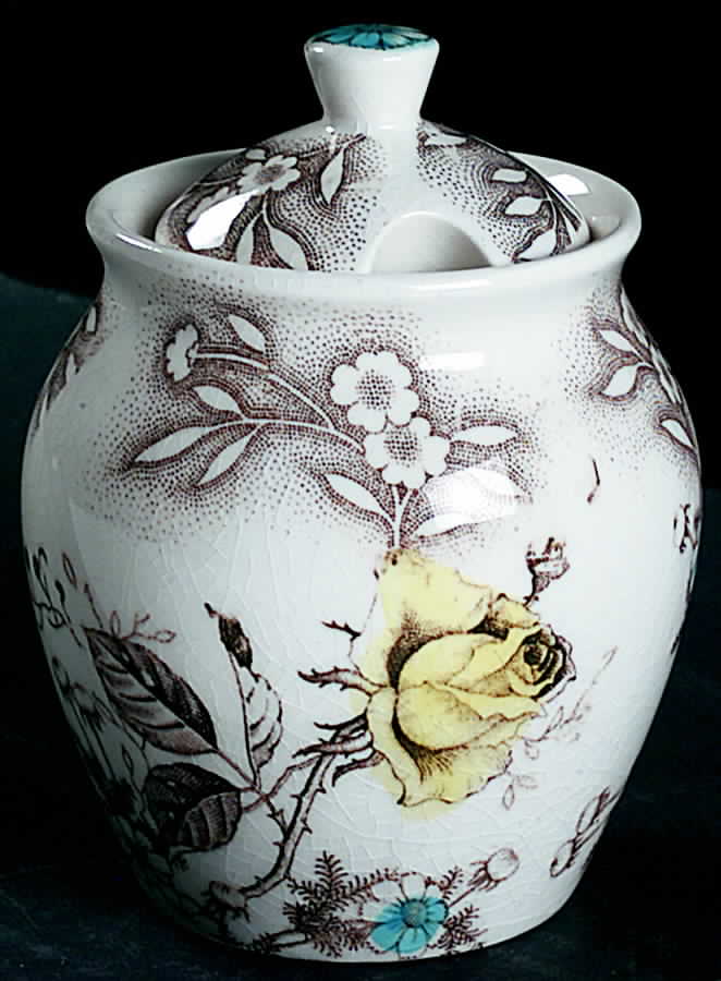 Rosevine Marmalade & Lid by Nasco (Japan)-1