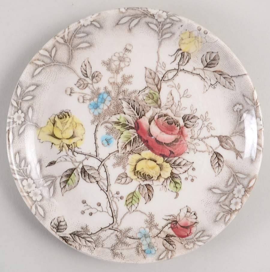 Rosevine Bread & Butter Plate by Nasco (Japan)-1