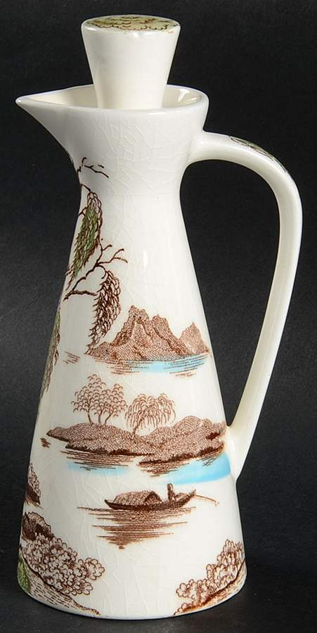 Sayonara (Japan) Vinegar Cruet and Stopper by Nasco (Japan)-1