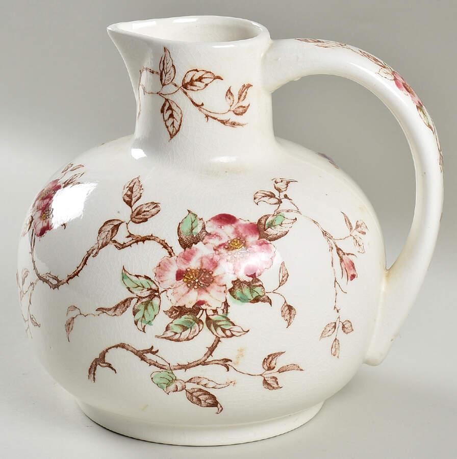 Springtime Tea/Coffee Pot No Lid by Nasco (Japan)-1