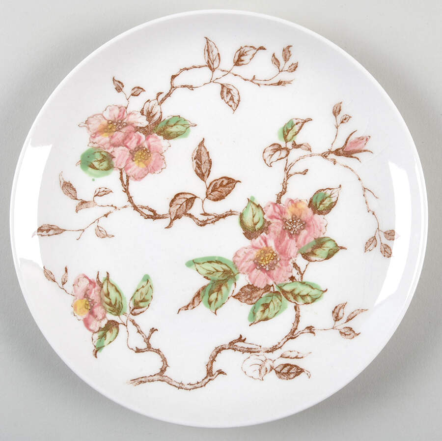 Springtime Bread & Butter Plate by Nasco (Japan)-1