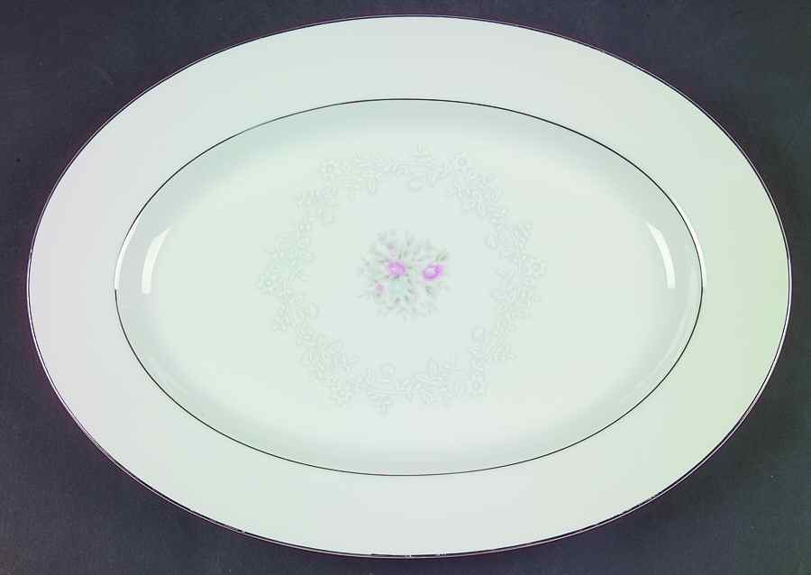 Sweet Afton 12" Oval Serving Platter by Nasco (Japan)-1