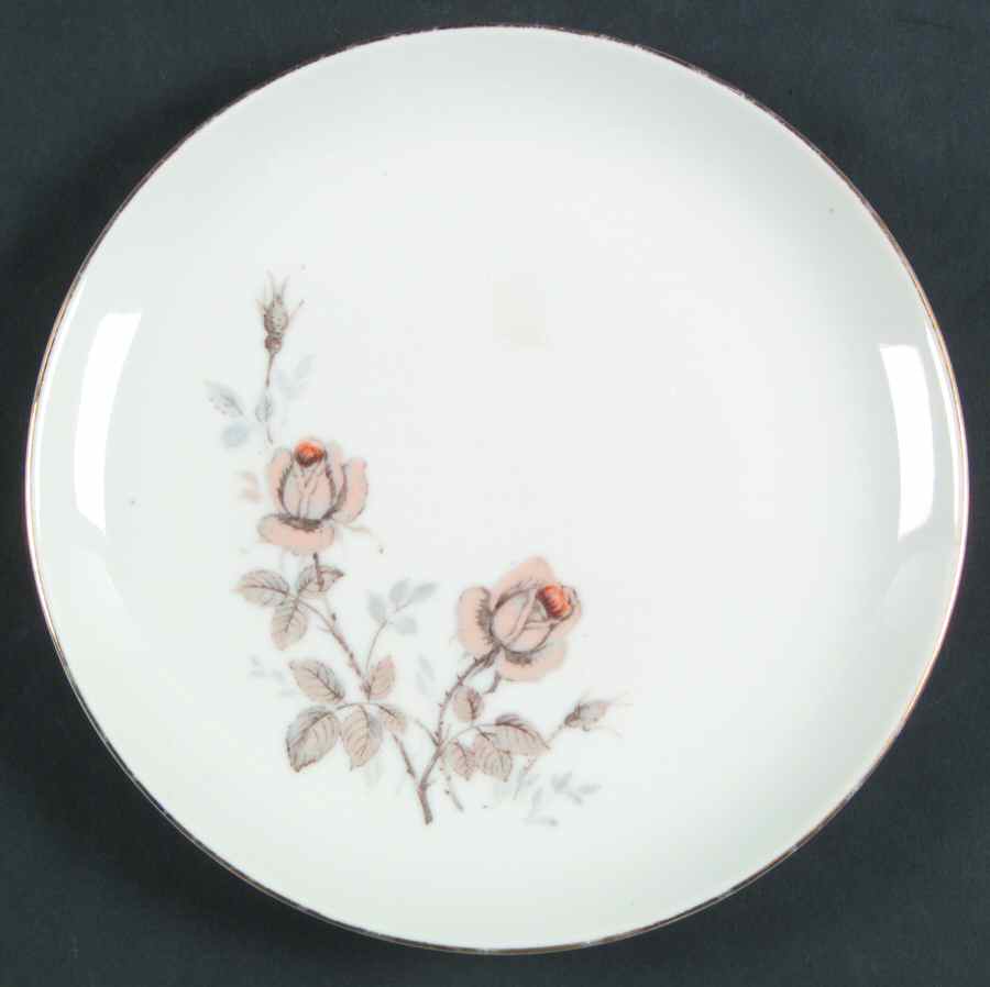 Wood Rose Bread & Butter Plate by Nasco (Japan)-1