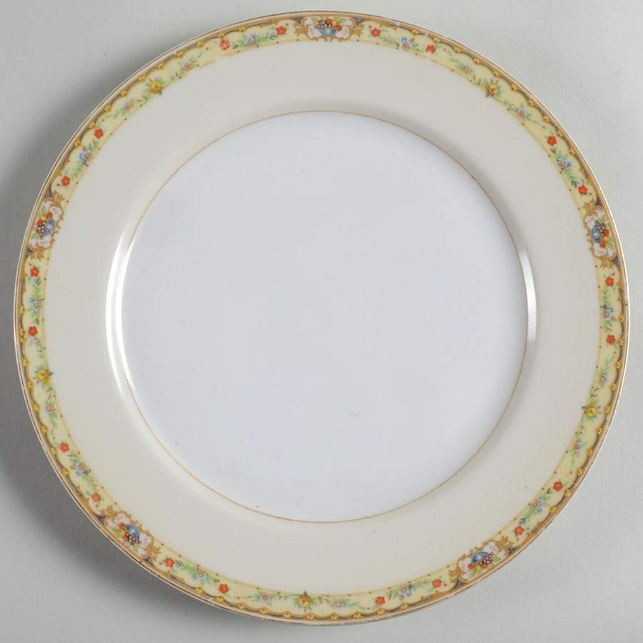 Canterbury Bells Luncheon Plate by National China-1