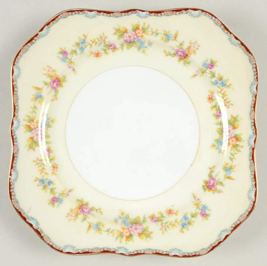 Jeanine Square Luncheon Plate by National China-1