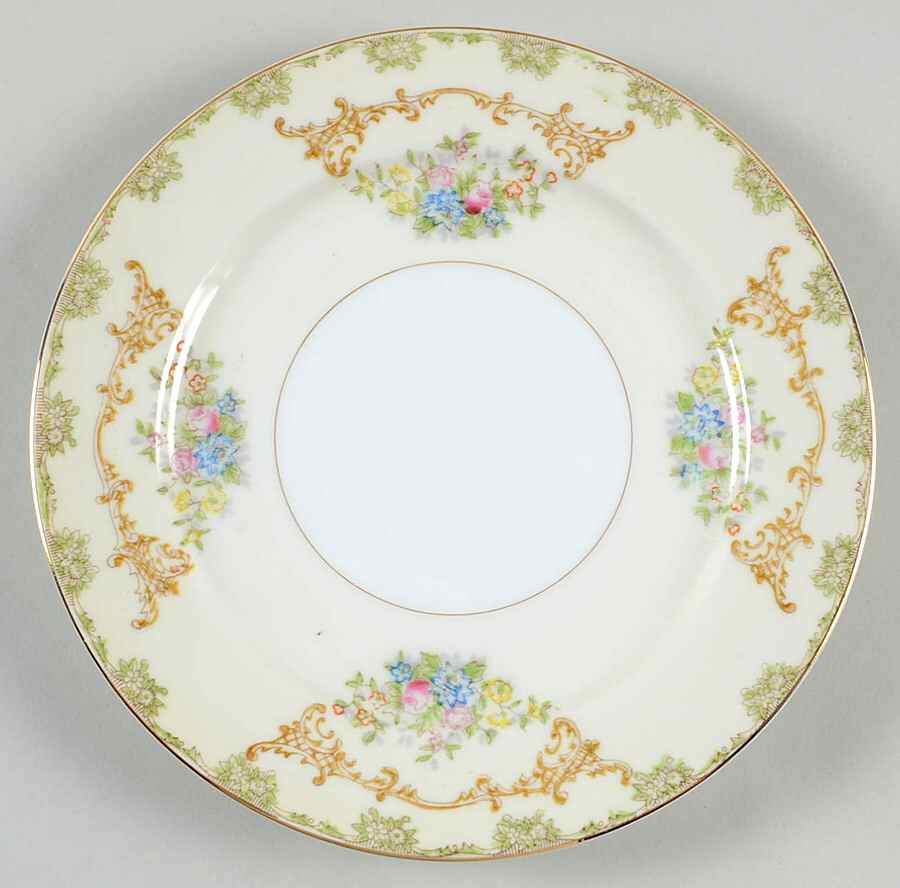 NAT14 Salad Plate by National China-1