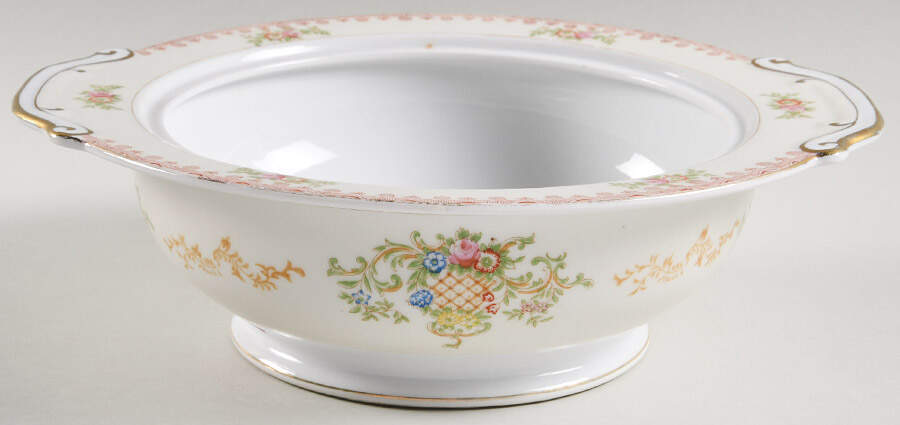 NAT9 Round Vegetable No Lid by National China-1