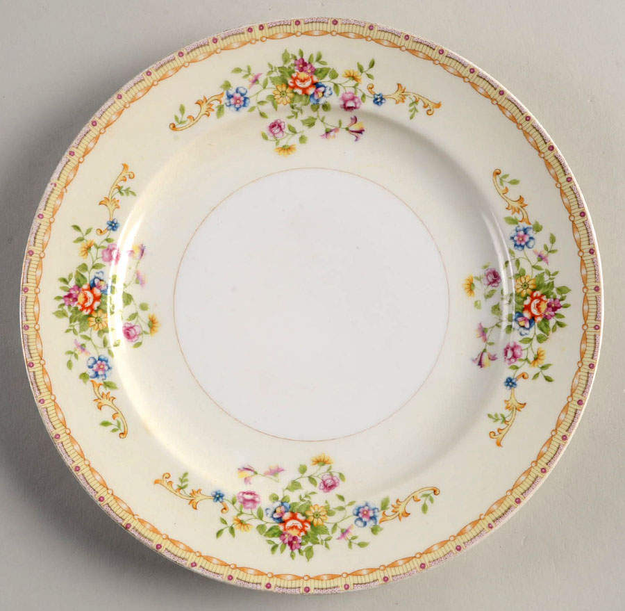 Patricia Luncheon Plate by National China-1