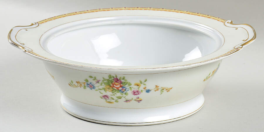 Patricia Round Vegetable No Lid by National China-1