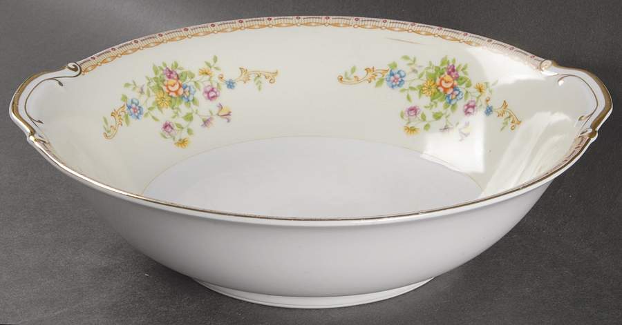 Patricia 10" Round Vegetable Bowl by National China-1