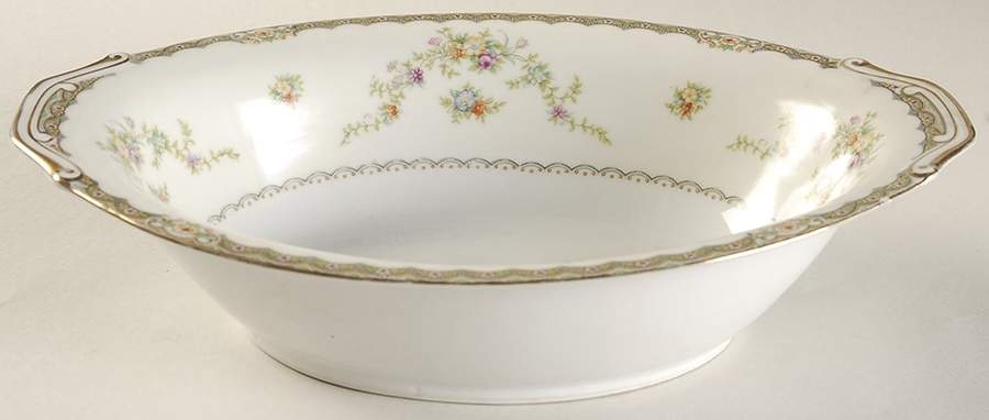 St. Louise 10" Oval Vegetable Bowl by National China-1