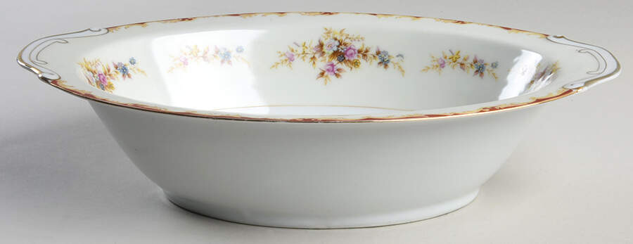 Wembley 11" Oval Vegetable Bowl by National China-1