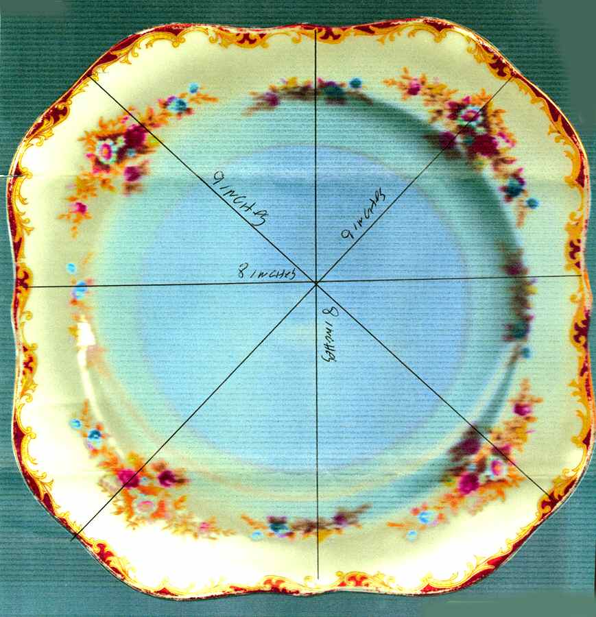Wembley Square Salad Plate by National China-1