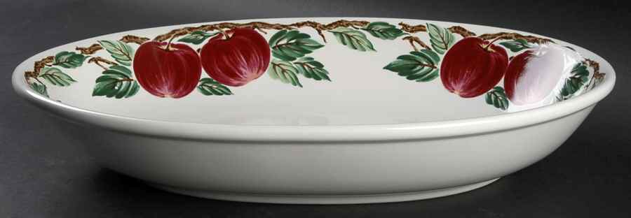 Bella Roma 14" Oval Vegetable Bowl by Nancy Calhoun-1