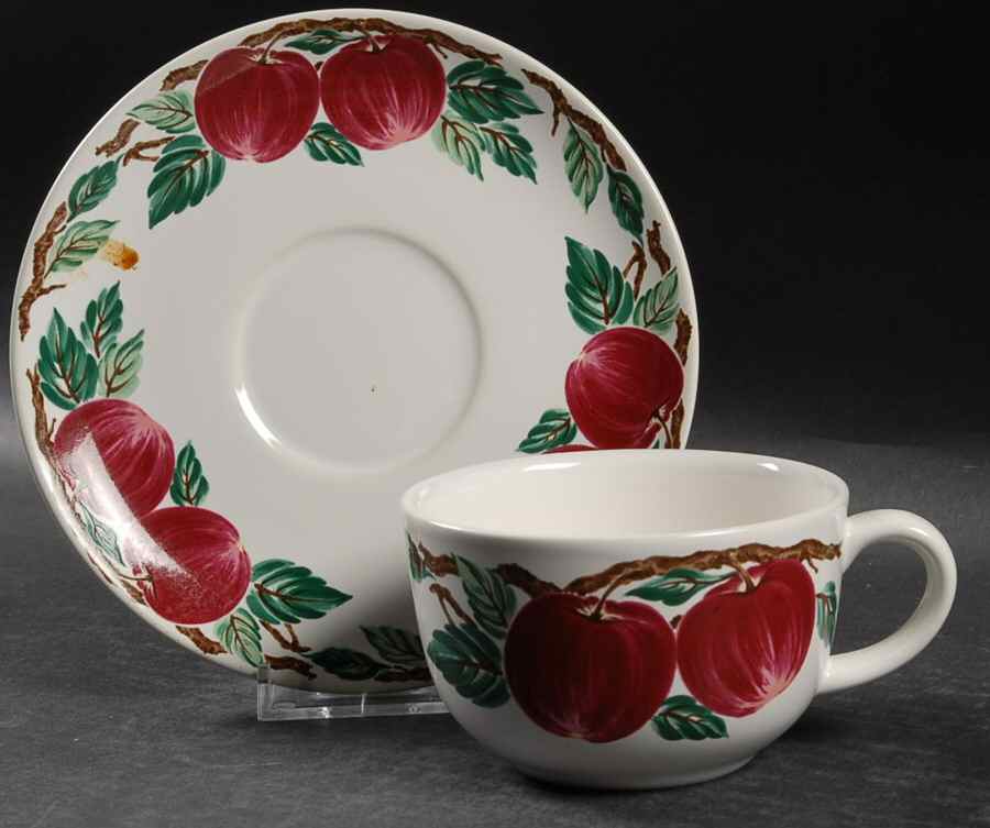 Bella Roma Flat Cup & Saucer Set by Nancy Calhoun-1