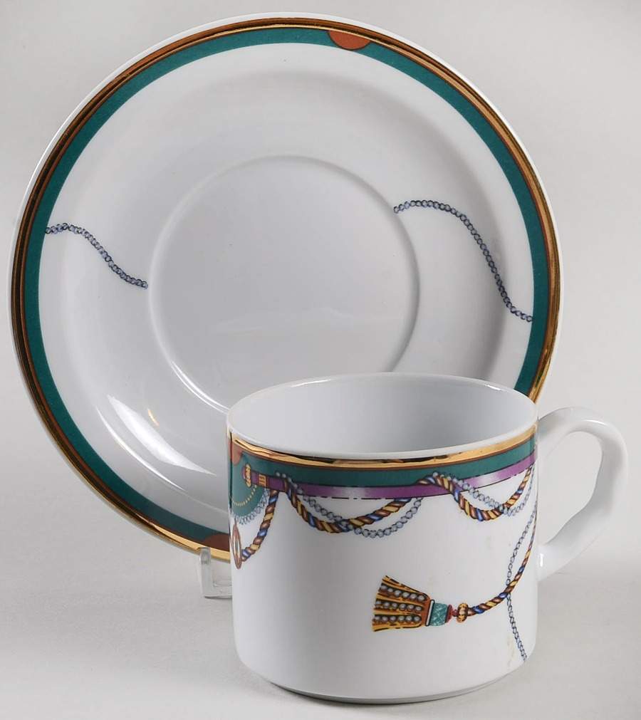 Chateau Flat Cup & Saucer Set by Nancy Calhoun-1