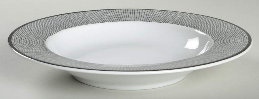 Chambray Large Rim Soup Bowl by Nancy Calhoun-1