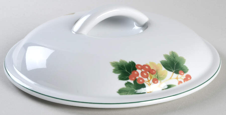 English Country Fruit Lid for 1.5 Qt Round Casserole by Nancy Calhoun-1