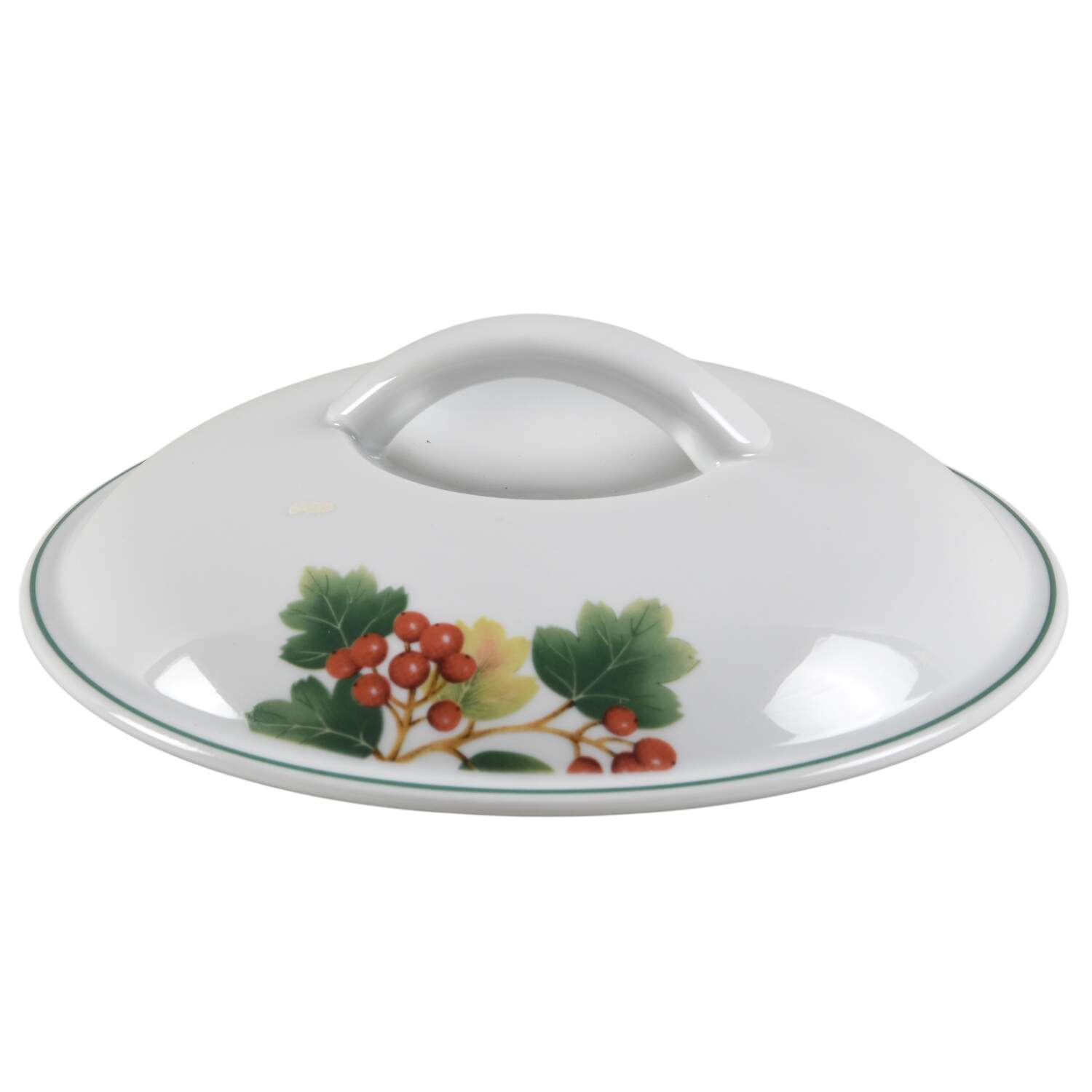 English Country Fruit Lid for 1 Qt Round Casserole by Nancy Calhoun-1