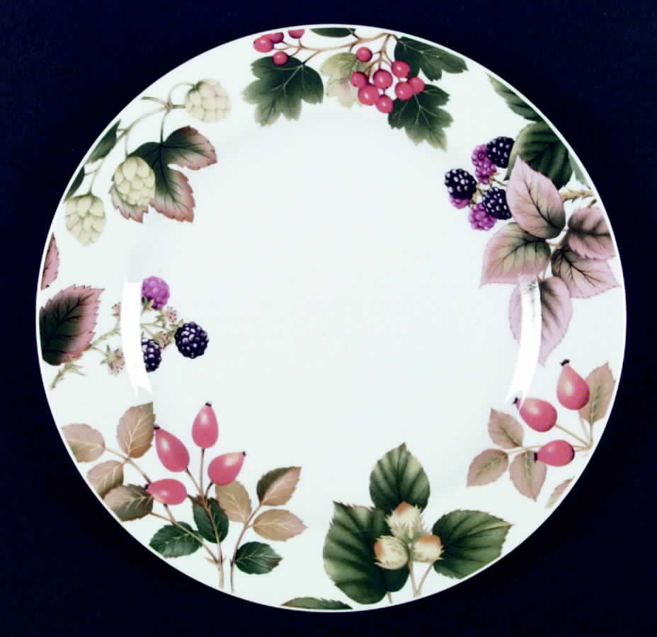English Country Fruit Dinner Plate by Nancy Calhoun-1