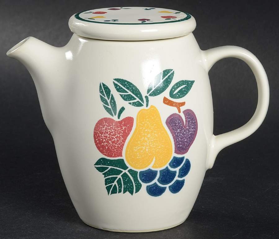 Fancy Fruit Creamer & Lid by Nancy Calhoun-1