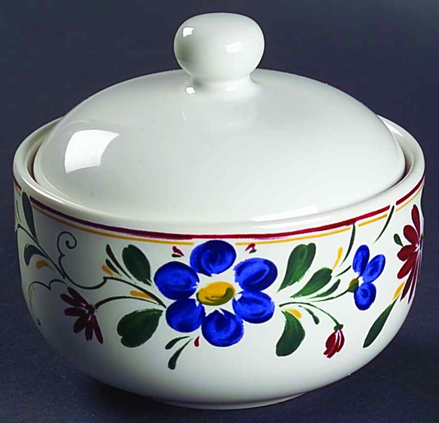 Francesca Sugar Bowl & Lid by Nancy Calhoun-1