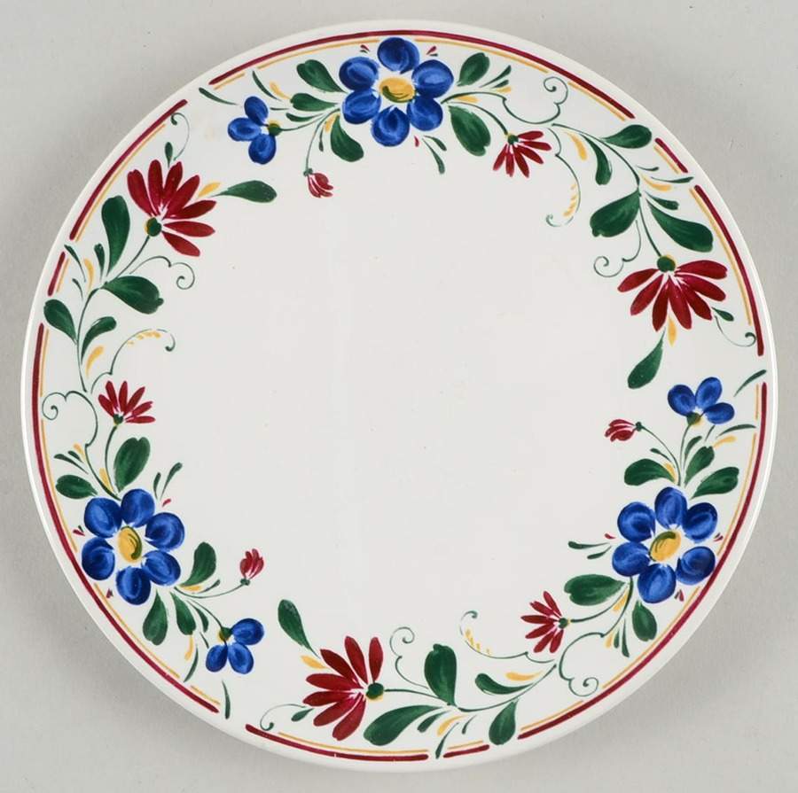 Francesca Bread & Butter Plate by Nancy Calhoun-1