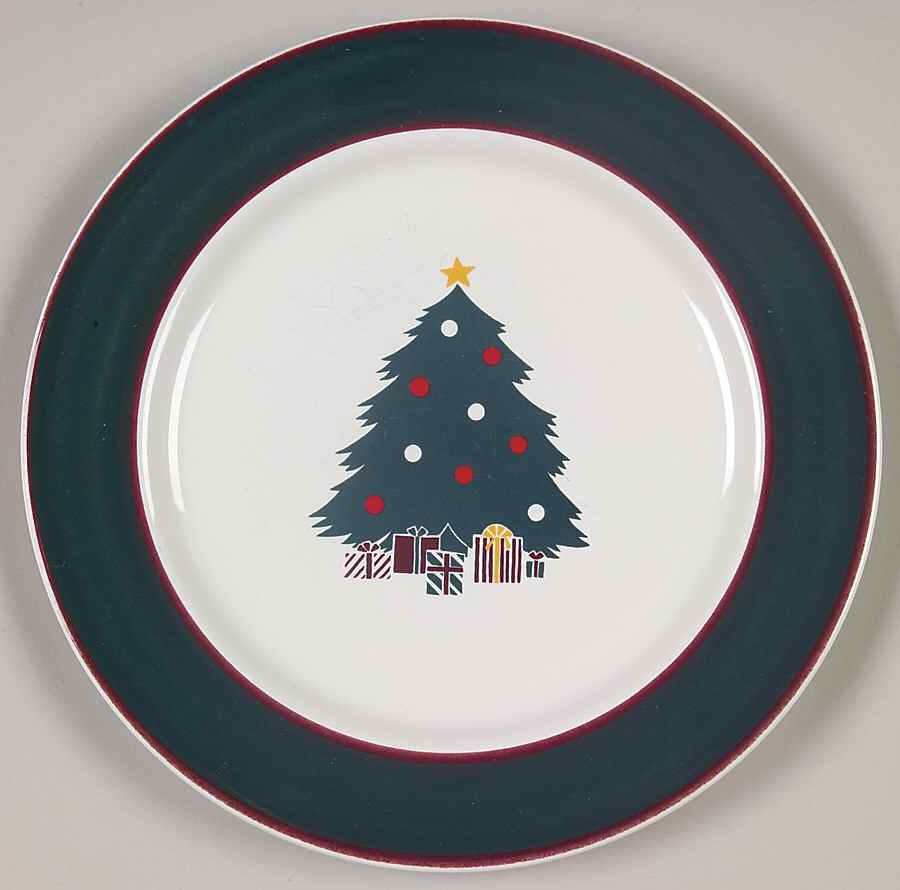 Fusions Evergreen Accent Salad Plate by Nancy Calhoun-1