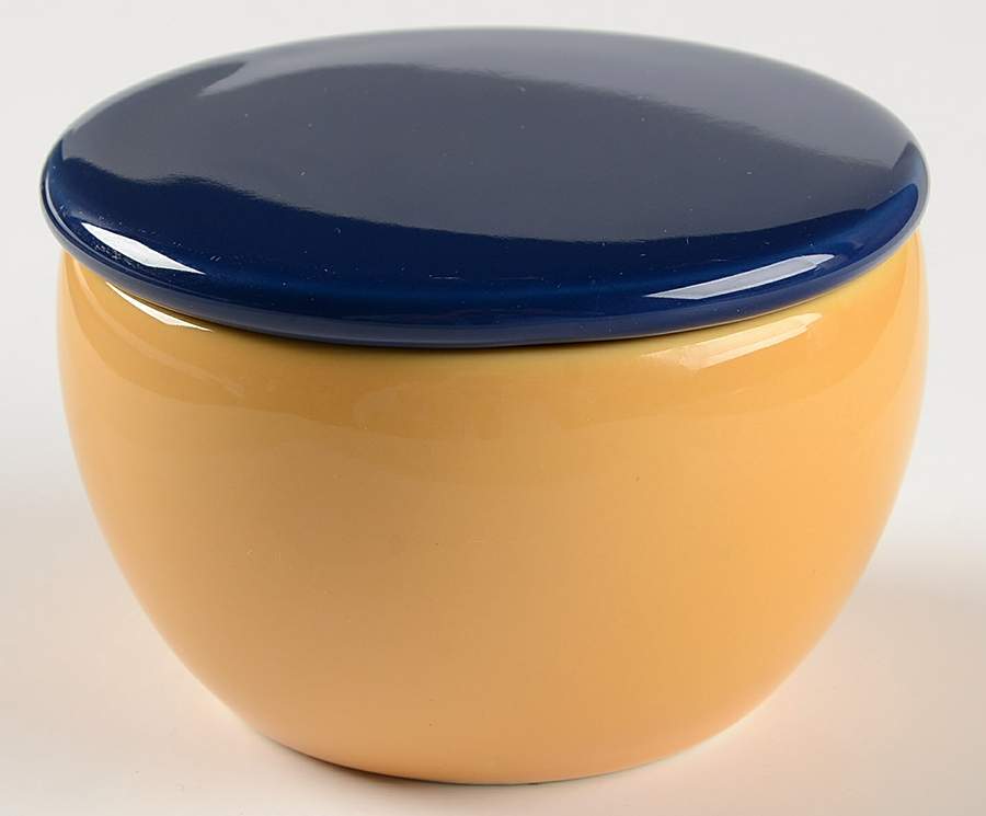 Fusions Honey Sugar Bowl & Lid by Nancy Calhoun-1