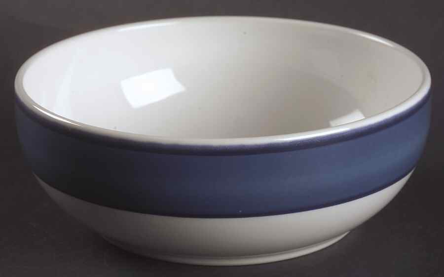 Fusions Sky Blue Coupe Soup Bowl by Nancy Calhoun-1