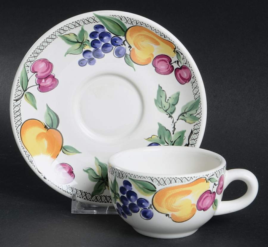 L'Amore Flat Demitasse Cup & Saucer Set by Nancy Calhoun-1