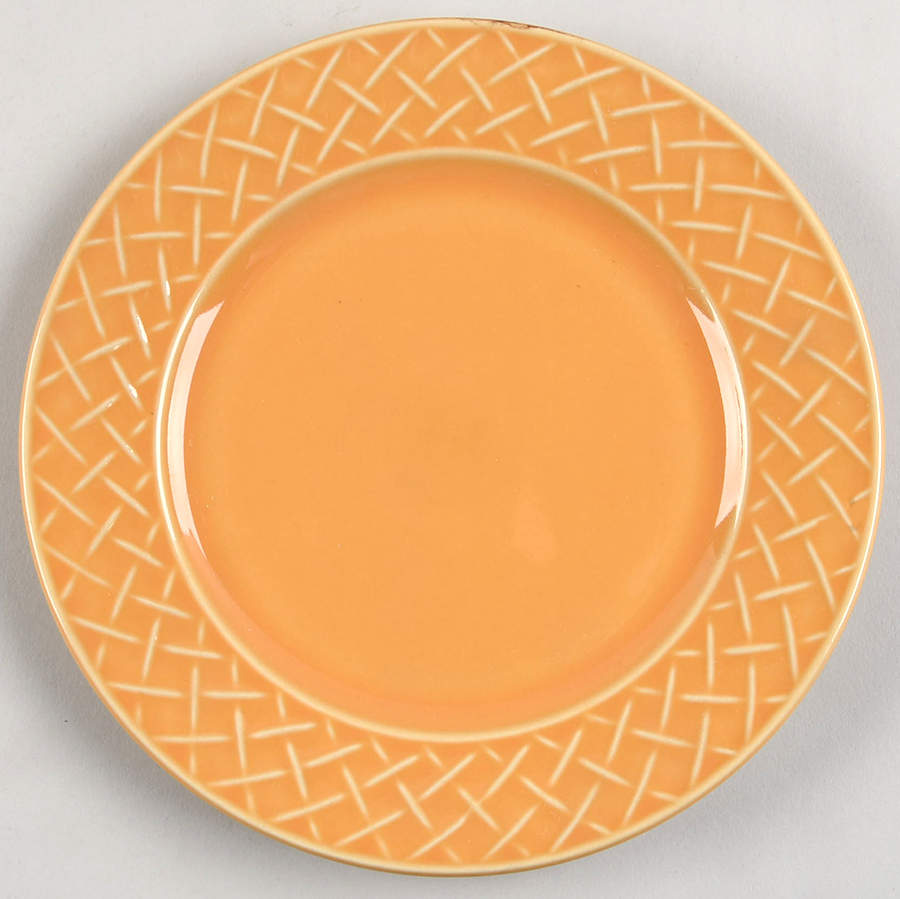 Perennial Colours Apricot Salad Plate by Nancy Calhoun-1