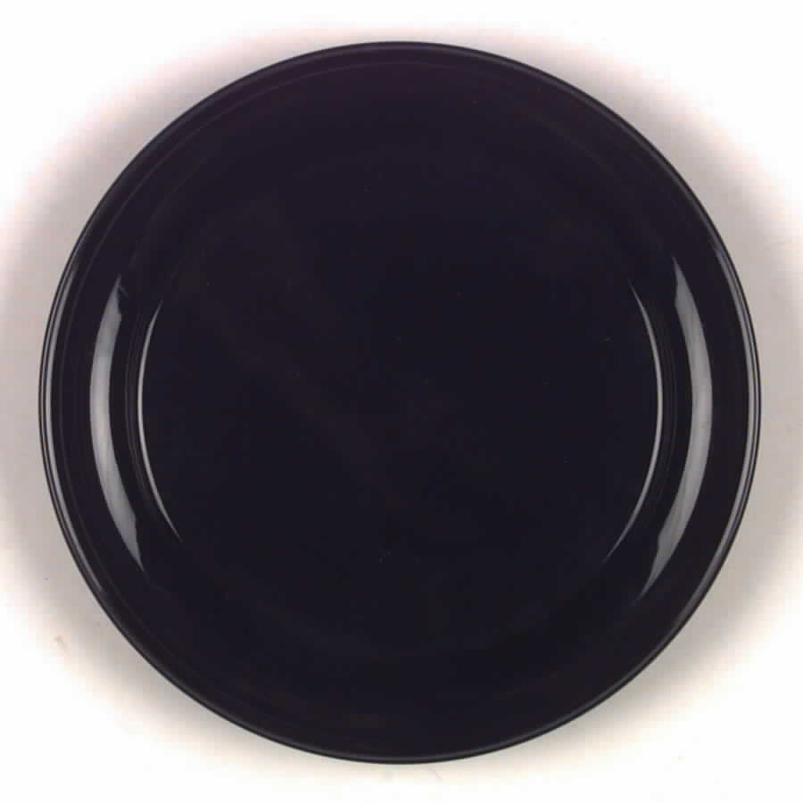 Solid Color Black Salad Plate by Nancy Calhoun-1