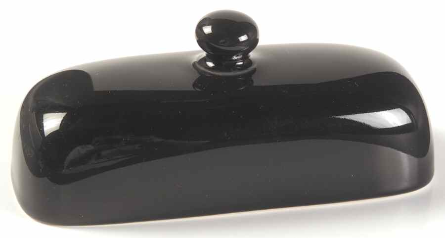 Solid Color Black Lid for 1/4 Lb Butter by Nancy Calhoun-1