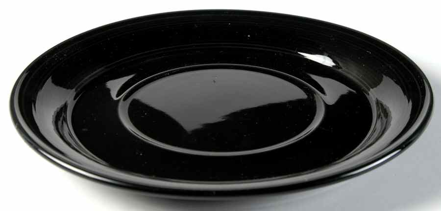 Solid Color Black Round Butter No Lid by Nancy Calhoun-1