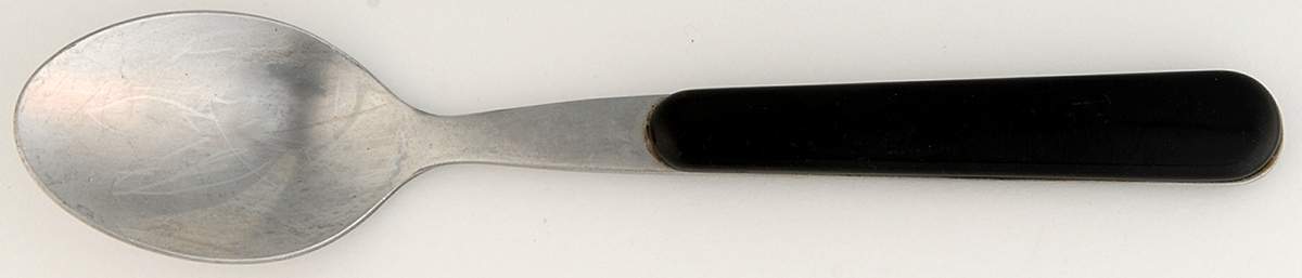 Solid Color Black Teaspoon by Nancy Calhoun-1