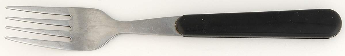 Solid Color Black Individual Salad Fork by Nancy Calhoun-1