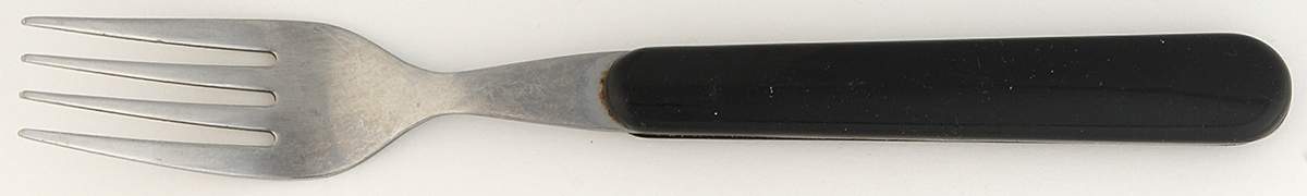 Solid Color Black Dinner Fork (7 1/2" or Larger) by Nancy Calhoun-1