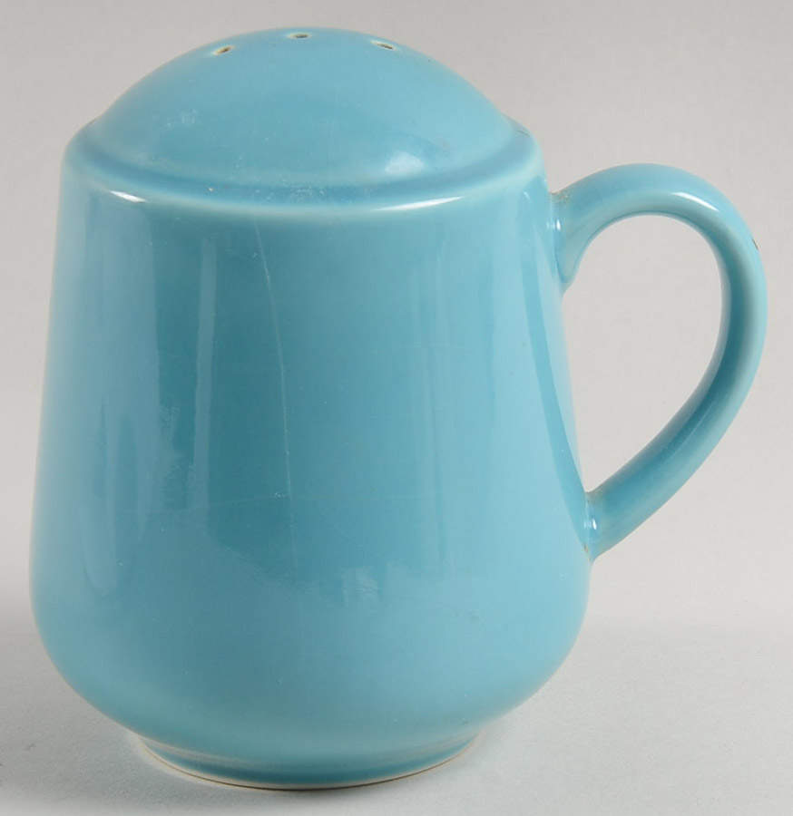 Solid Color Dark Aqua Stove Top Salt Shaker by Nancy Calhoun-1