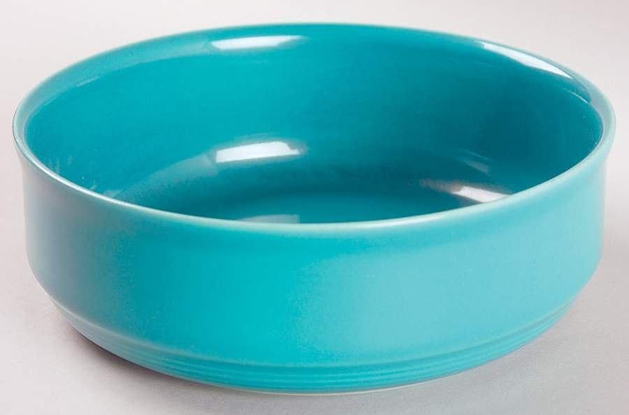 Solid Color Dark Aqua Coupe Cereal Bowl by Nancy Calhoun-1