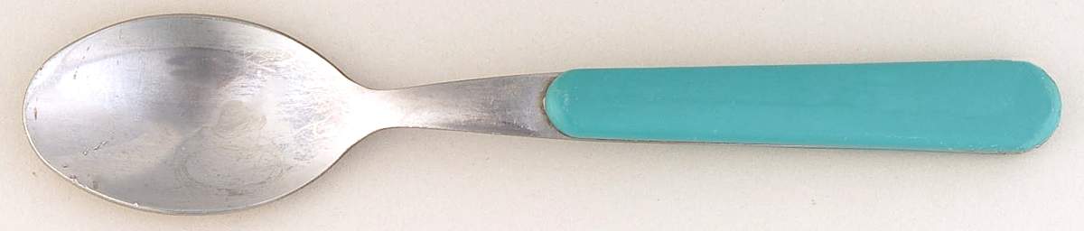 Solid Color Dark Aqua Teaspoon by Nancy Calhoun-1
