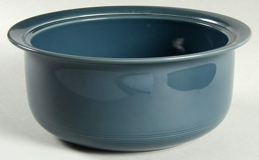 Solid Color Dark Blue 2 Qt Round Covered Casserole No Lid by Nancy Calhoun-1