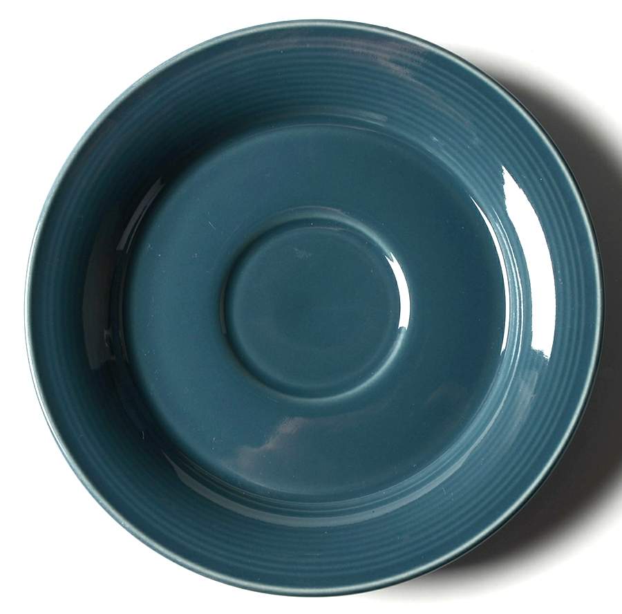 Solid Color Dark Blue Saucer by Nancy Calhoun-1