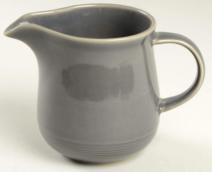 Solid Color Dark Gray Creamer by Nancy Calhoun-1