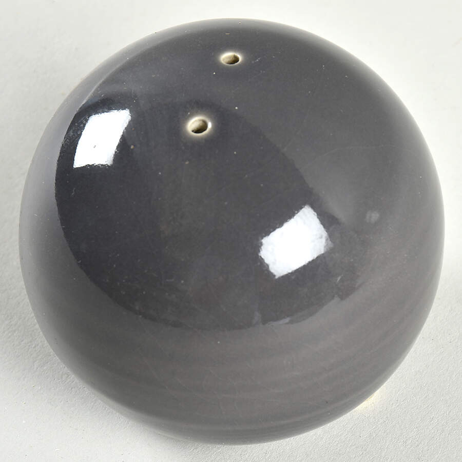 Solid Color Dark Gray Salt Shaker by Nancy Calhoun-1