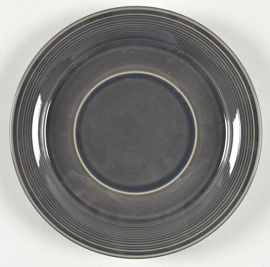 Solid Color Dark Gray Underplate for Gravy Boat by Nancy Calhoun-1